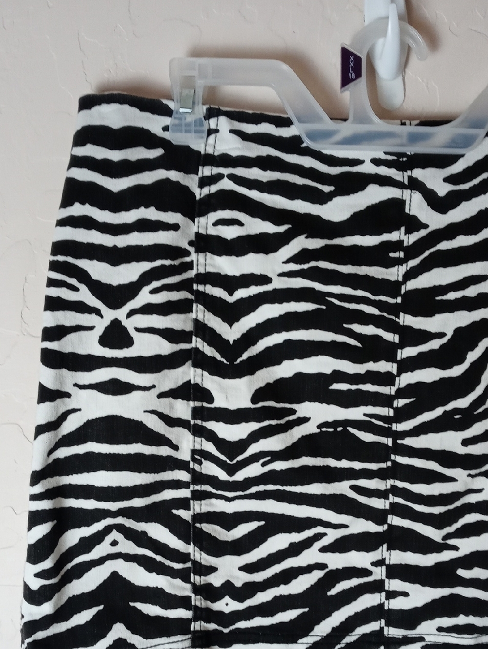 wild fable Zebra Print Mini Skirt - Black & White - Picture 2 of 6